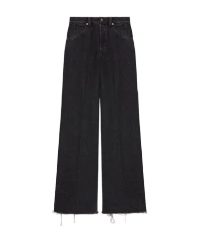 Gucci Mid-rise Loose-fit Jeans In Black