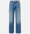 Gucci Mid-rise Straight Jeans In Blue