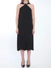 Gucci Evening Dress With Metal Necklace Detail