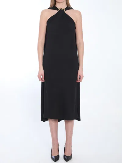 Gucci Midi Evening Dress In Black