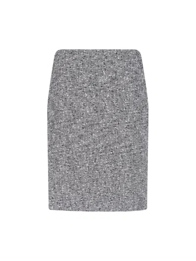 Gucci Midi Skirt In Gray