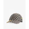 Gucci Smiley Monogram Woven Baseball Cap In Multi