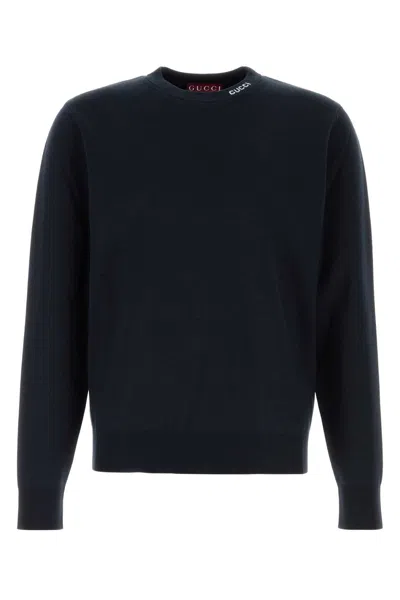 Gucci Midnight Blue Silk Blend Sweater