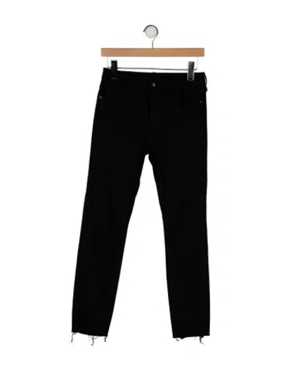 Pre-owned Gucci Mid-rise Skinny Leg Jeans In Black