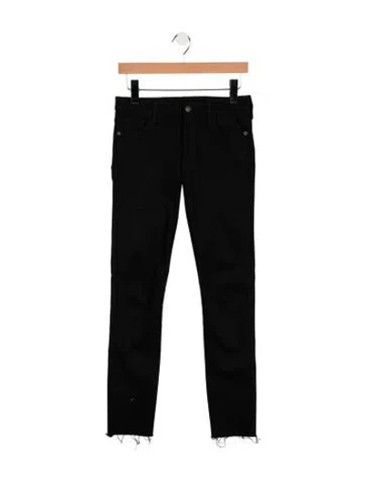 Pre-owned Gucci Mid-rise Skinny Leg Jeans In Black