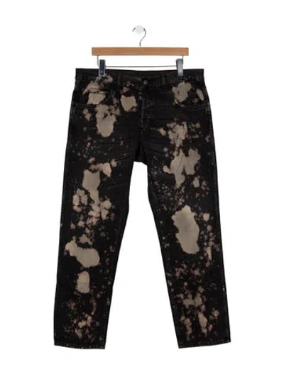 Pre-owned Gucci Mid-rise Straight Leg Jeans W/ Tags In Multicolor