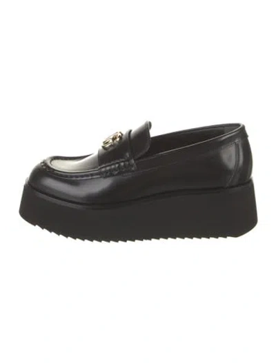 Pre-owned Gucci Millennial Ribot Gg Logo Loafers W/ Tags In Black