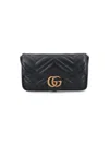 Gucci Gg Marmont Mini Bag With Cardholder In Black