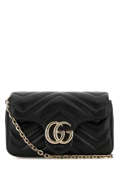 Gucci Mini Bag With Removable Shoulder In Black