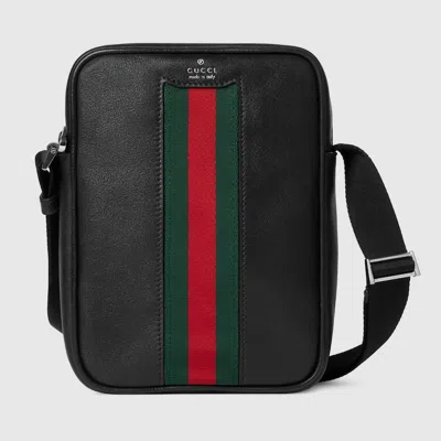 Gucci Mini Bag With Web In Black