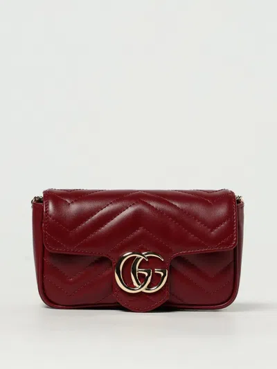 Gucci Mini Bag Woman Cherry | ModeSens