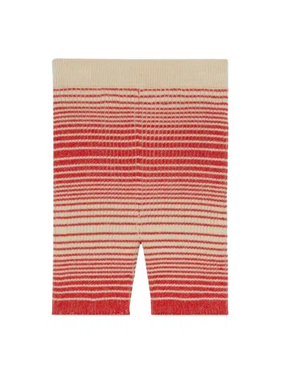 Gucci Mini Bermuda Shorts With Stripes In Multi