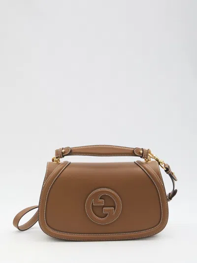 Gucci Mini Blondie Brown Shoulder Bag