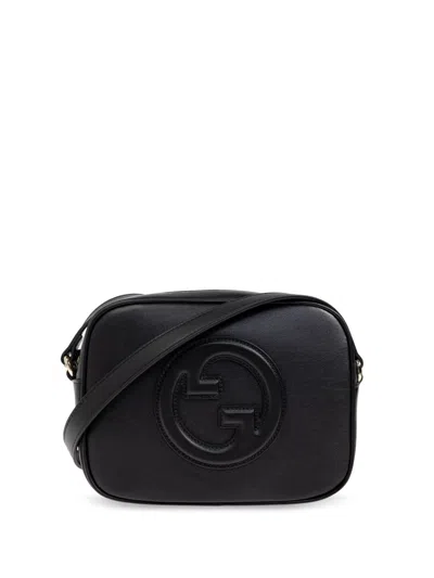 Gucci Mini Blondie Cross Body Bag In Black