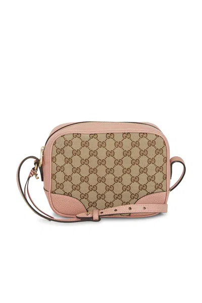 Pre-owned Gucci Mini Bree Messenger Bag In Brown