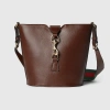Gucci Mini Bucket Shoulder Bag In Brown