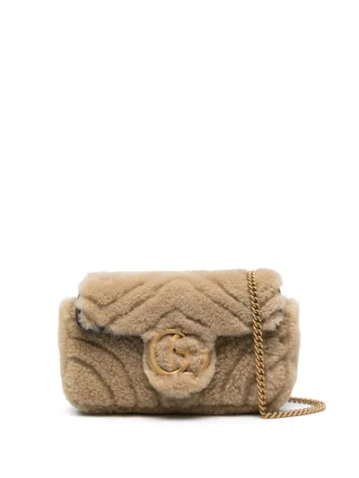 Gucci Mini Crossbody Bag For Women In Tan