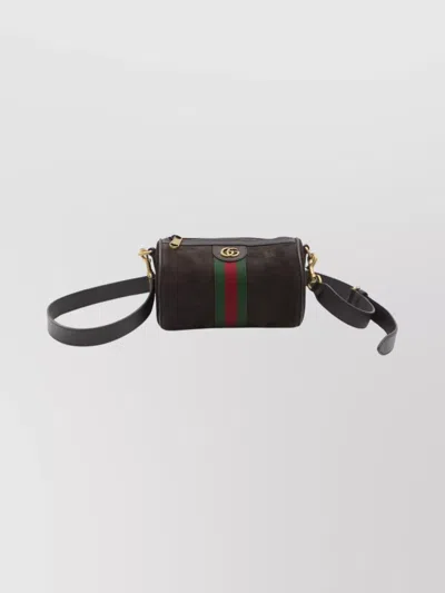 Gucci Mini Crossbody Bag Leather Strap In Brown