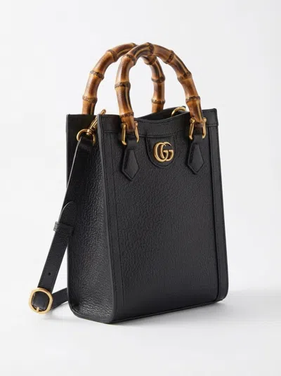 Gucci Mini Diana Tote Bag In Black