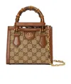 Gucci Mini Diana Tote Bag In Brown