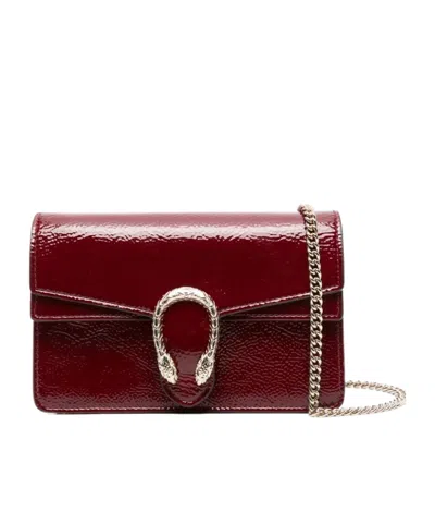 Gucci Mini Dionysus Crossbody Bag In Red