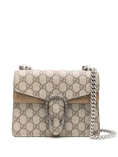 Gucci Mini Dionysus Shoulder Bag In Neutral