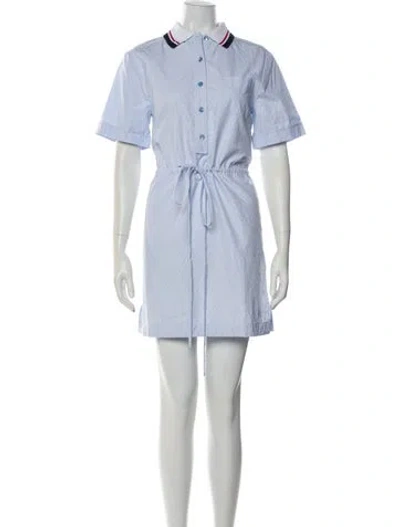 Pre-owned Gucci Mini Dress In Blue