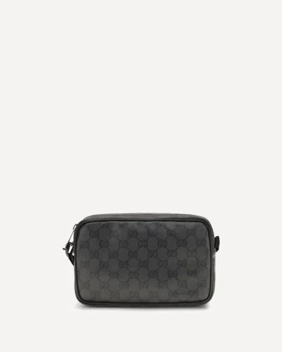 Gucci Black Essence Classic Mini Crossbody Bag In Gray