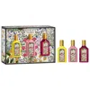 Gucci Mini Flora Gorgeous Collection Perfume Sampler Gift Set In Transparent