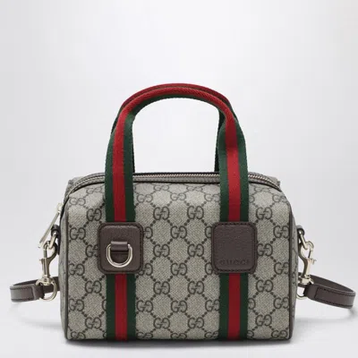 Gucci Mini Gg Beige And Brown Bag Women