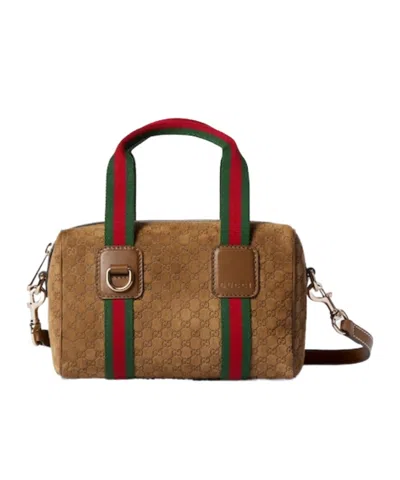 Gucci Mini Gg Handbag In Brown