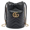 Gucci Mini Gg Marmont Buckle Bag In Black