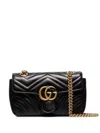 Gucci Mini Gg Marmont Shoulder Bag In Black