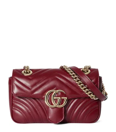 Gucci Mini Gg Marmont Shoulder Bag In Multi