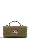 Gucci Mini Gg Milano Leather Handbag With All-over Gg Motif