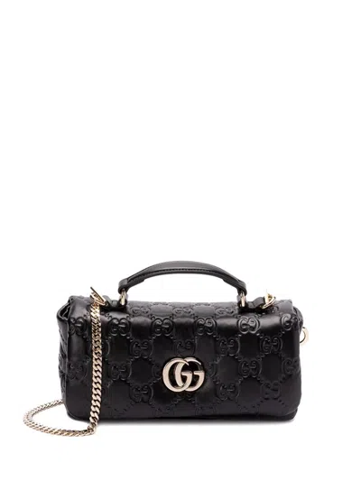 Gucci Mini Gg Milano Tote Bag In Black