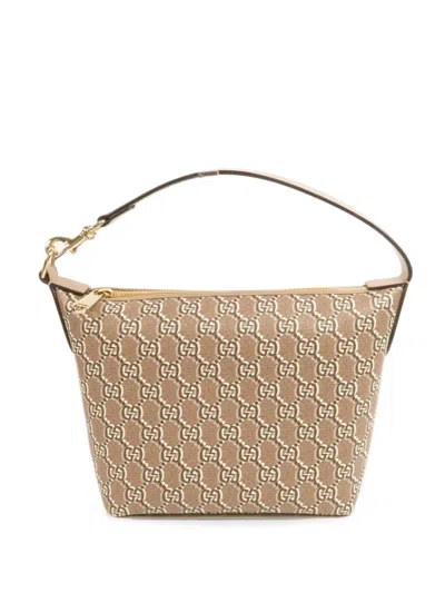 Pre-owned Gucci Mini Gg Shadow Tote Bag In Neutrals