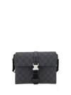 Gucci Black Crossbody Bag With Metallic Buckle In Black