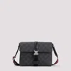 Gucci Black Crossbody Bag With Metallic Buckle In Black