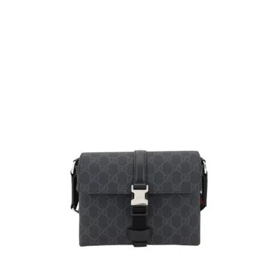 Gucci Mini Gg Shoulder Bag In Black