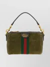 Gucci Mini Handbag Featuring Top Handle In Green