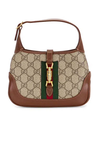 Pre-owned Gucci Mini Jackie 1961 Hobo Bag In Beige