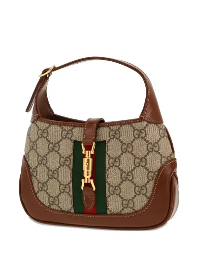 Pre-owned Gucci Mini Jackie Handbag In Neutral