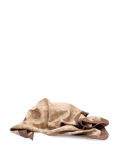 Gucci `mini Lady Gg` Carrè In Sand