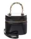 Gucci Mini Leather Vanity Bag In Black
