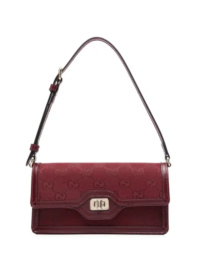 Gucci Mini Luce Shoulder Bag In Red