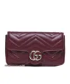Gucci Gg Marmont Mini Shoulder Bag In Burgundy