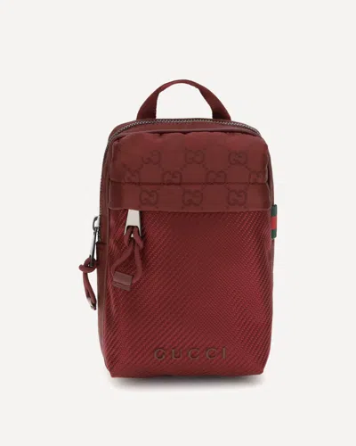 Gucci Mini Nexus Shoulder Bag In Burgundy