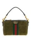 Gucci Mini Handbag Featuring Top Handle In Green