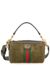Gucci Mini Handbag Featuring Top Handle In Green